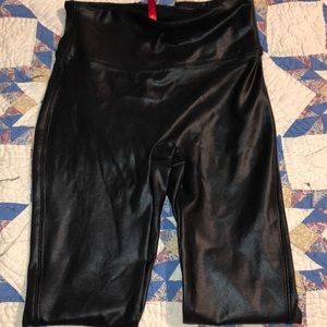 Spanx faux leather leggings